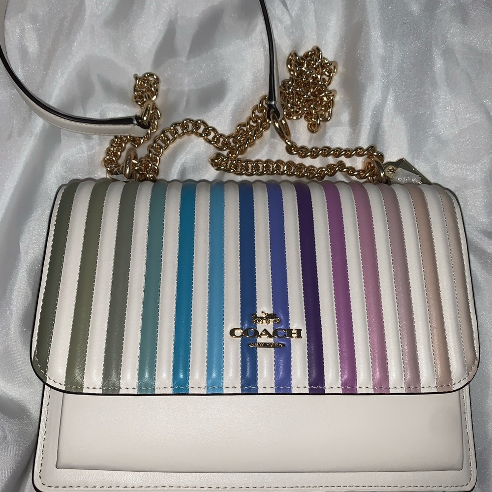 Coach Klare crossbody with ombré quilting. NEW.